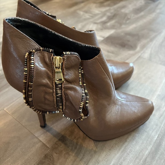 Vintage Juicy Couture Leather Platform High Heel Bootie Pump 7.5M made in Italy - Picture 4 of 9